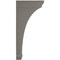 Ekena Millwork 2 1/4"W x 7"D x 14"H Stockport Wood Vintage Decor Bracket, Reclaimed Grey BKTWD02X07X14STGY - alternate 2